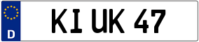 Truck License Plate